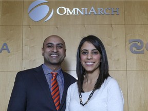 Brother and sister team Jay Modi, left, CEO OmniArch, and Arti Modi, managing director, have grown their business from the ground up.