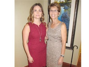 In attendance at the 2014 Wings of Hope luncheon, held. Oct 23 at the Hyatt Regency, were Wings of Hope board chair Pam Johnson, left, and event chair Jane Roberts. More than 680 guests turned out for the fundraiser. The Wings of Hope Foundation has raised more than $1 million over the past five years to help ease the financial burdens faced by people living with breast cancer.