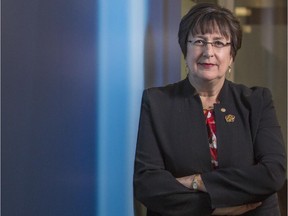 Susan Brown, Bank of Montreal senior vice-president Alberta and NWT division, poses for a portrait at the in Calgary BMO office, on October 30, 2014.