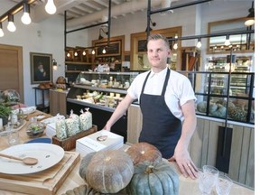 Brett McDermott, owner of Our Daily Brett, poses for a photo in the newly opened deli on 14 Street S.W. in Calgary, on October 29, 2014.