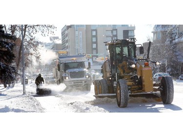 Calgarians were digging out after a snow storm left most of Alberta blanketed in snow and bone chilling temperatures on November 29, 2014.