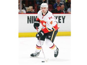 Calgary Flames defenceman Kris Russell will be looking to atone for a gaffe against Tampa Bay that allowed Brian Boyle to score a short-handed goal.
