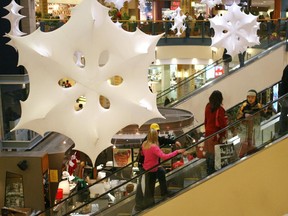 File — Last minute Christmas shoppers crowd the halls of Chinook Centre.