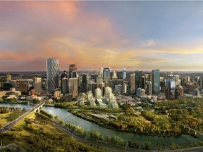 Waterfront Parkside development in Eau Claire. (Courtesy,/Calgary Herald) (For Business story by Mario Toneguzzi)