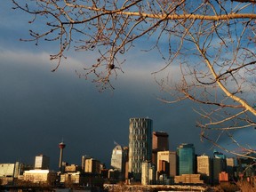 Downtown Calgary on Nov. 25, 2014.