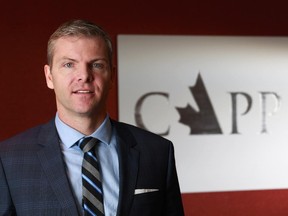 Canadian Association of Petroleum Producers president Tim McMillan was photographed in CAPP's Calgary offices on Nov. 21, 2014.