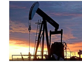 Each $1 drop in the price of a barrel of oil costs the Alberta treasury about $215 million in revenue.