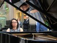 Gavin Young, Calgary Herald CALGARY, AB: OCTOBER 29, 2014 - Honens Pro Am competitor Wendy Liu performs in Banker's Hall during a promotional concert for the event on October 29, 2014. Gavin Young/Calgary Herald (For Entertainment section story by Steve Hunt) Trax#