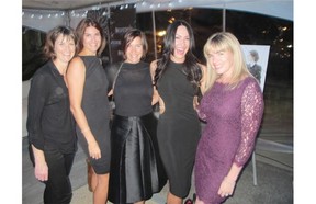 Glamour gals having a wonderful time at  Parkluxe 2014 held at River Walk Plaza, from left, are Karen King, Shannon Adams, Shannon Andrukow, Candace Ross and Leigh Blakely.