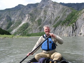 Conservationist Harvey Locke on the Nahanni River after celebrating 10 years of work to expand the Nahanni National Park Reserve in the NWT.