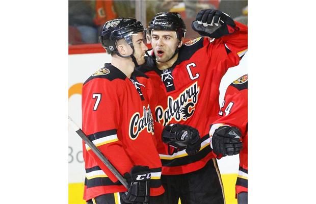 Flames dynamite defensive duo Giordano and Brodie among league s