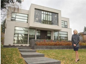 Kaitlyn Gottlieb, realtor with Century 21 Bamber Realty, in a home listed by the real estate firm in Calgary.