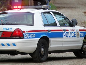 A Calgary police car.