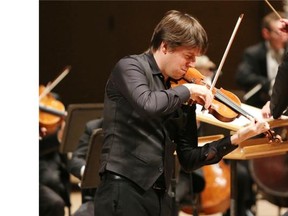 Classical superstar Joshua Bell performs with the Calgary Philharmonic, October 30, 2014