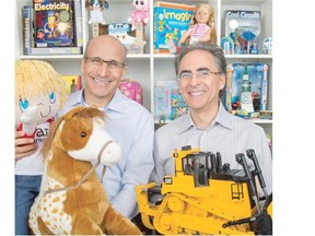 Jon Levy, left, chief executive officer, and Humphrey Kadaner, right, president, of Mastermind Toys.