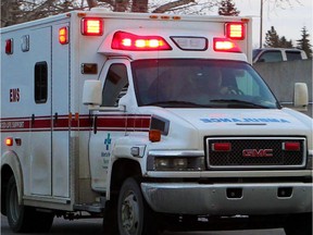 MARCH 4, 2013 - EMS Ambulance stock image