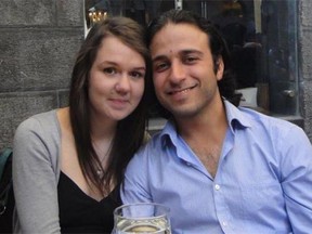 Facebook photo of Calgarian Anya Sass and her husband, Hibab Alibrahim, a Syrian engineering student