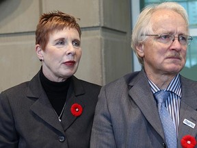 Ed and Debbie Sands, parents of murder victim Amy Sands, were at court Monday to hear Jesse George Hill receive his eight-year-sentence for manslaughter.