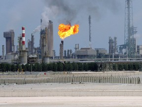 An oil refinery in Qatar.