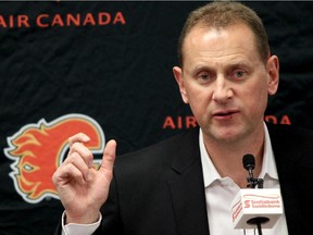 Calgary Flames general Manager Brad Treliving.