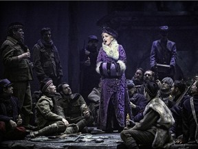 Sally Dibblee and fellow cast members perform in Calgary Opera's  Silent Night
