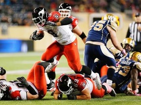 Stamps running back Jon Cornish will return Saturday after being sidelined with a leg injury in the last meeting with Winnipeg two weeks ago.