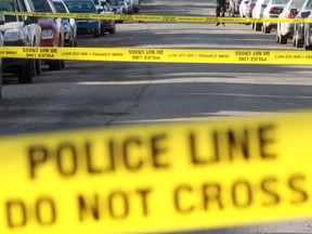 While the mapping device might sound ripped from the pages of science fiction, the service is in the market for 3D scanners capable of creating an interactive replica of a crime scene. Police and crime scene tape line a Calgary street on March 29, 2013 in this file photo. Gavin Young/Postmedia.