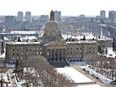 The Alberta legislature.