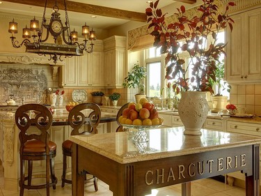 The chateau is meant to offer both warmth and sophistication of French manor life.