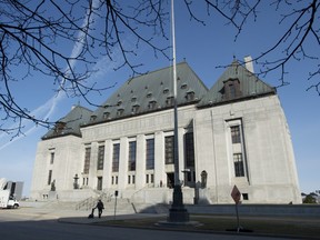 The Supreme Court of Canada building in Ottawa.
