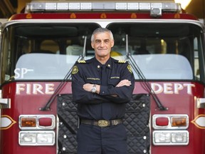 Steve Dongworth, who will become Calgary's next fire chief effective Jan. 1, 2015, poses for a photo on December 23, 2014.