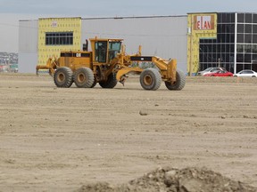 Construction at the Oxford Airport Business Park in May 2012.