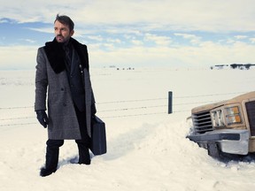 Billy Bob Thornton appears as Lorne Malvo in the television show "Fargo" in this undated handout photo.