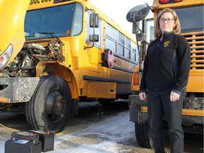 Kyrie Geurts, Assistant General Manager, Southland, southern Alberta  on December 8, 2014 was dealing with a large problem as nearly 200 batteries were stolen from the busses overnight. It caused big delays in picking up students in the morning but they planned to be back on schedule this afternoon.