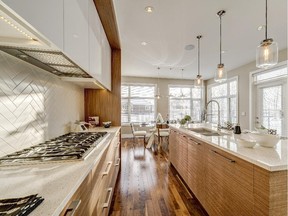 The kitchen in Truman Homes' Evolution show home in Westpoint Estates.