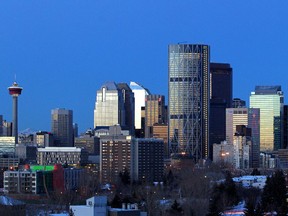 A view of downtown Calgary.