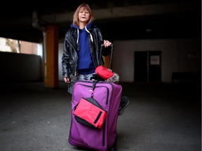 Barbie Harris, 50, has been homeless on and off since 1998 and is currently living at the YWCA of Calgary's winter shelter.