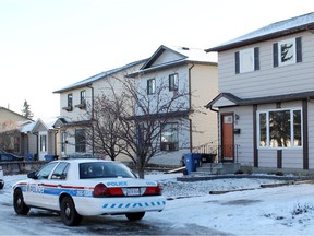 Calgary Police were in the 0-100 block of Erin Ridge Road S.E. on December 20, 2014 to watch over a home in connection with a suspicious death investigation. An autopsy will take place on Monday, December 22, 2014.