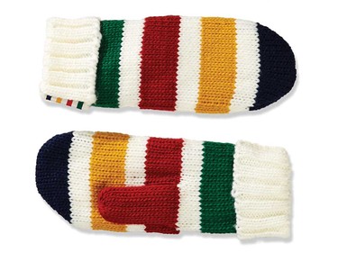 Classic stripes
These mittens have all the style but are less than a tenth of the cost of the iconic Hudson’s Bay  blanket. (There’s a matching scarf for just $40, too.) $20 at The Bay, Market Mall, 403-286-1220, and four other Calgary locations, thebay.com.