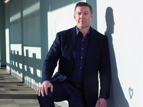 Sheldon Kennedy poses for Compelling Calgarian.