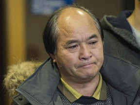 An emotional Diran Lin, father of Jun Lin sheds tears during a news conference at the Montreal courthouse following the murder trial for Luka Rocco Magnotta, Tuesday. Reader says the trial was a life-changing ordeal for jurors, too.