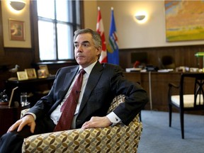 Premier Jim Prentice in Calgary on December 19, 2014.