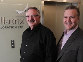Bellatrix Exploration Ltd. president and CEO Ray Smith, left, and chief operating officer Brent Eshleman  in the Bellatrix Calgary offices.