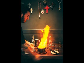 A flaming fondue at Anejo.