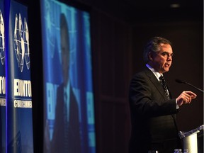 Premier Jim Prentice's speaks at the Edmonton Chamber of Commerce State of the Province luncheon on December 9, 2014.