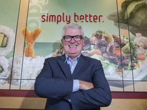 Tom Donaldson, CEO of Edo Japan, poses for a photo in his Sunridge location in Calgary, on July 29, 2014.