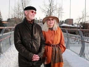 Michele and Cayce Verlann are well known in the Mission area for their great fashion sense. They were photographed walking near the Elbow River.