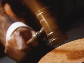 Gavel being struck. Getty Images
JUSTICE; JUDGES; AUCTIONEER **CALGARY HERALD MERLIN ARCHIVE**