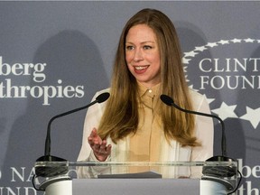 Chelsea Clinton spoke on gender-gap issues at a news conference, but failed to address Boko Haram's kidnapping of Nigerian schoolgirls.