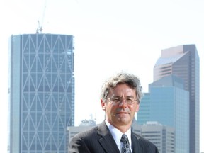 Michael Gigliuk is the Vice President of Newmark Knight Frank Devencore and was photographed on May 31, 2011, overlooking downtown Calgary.